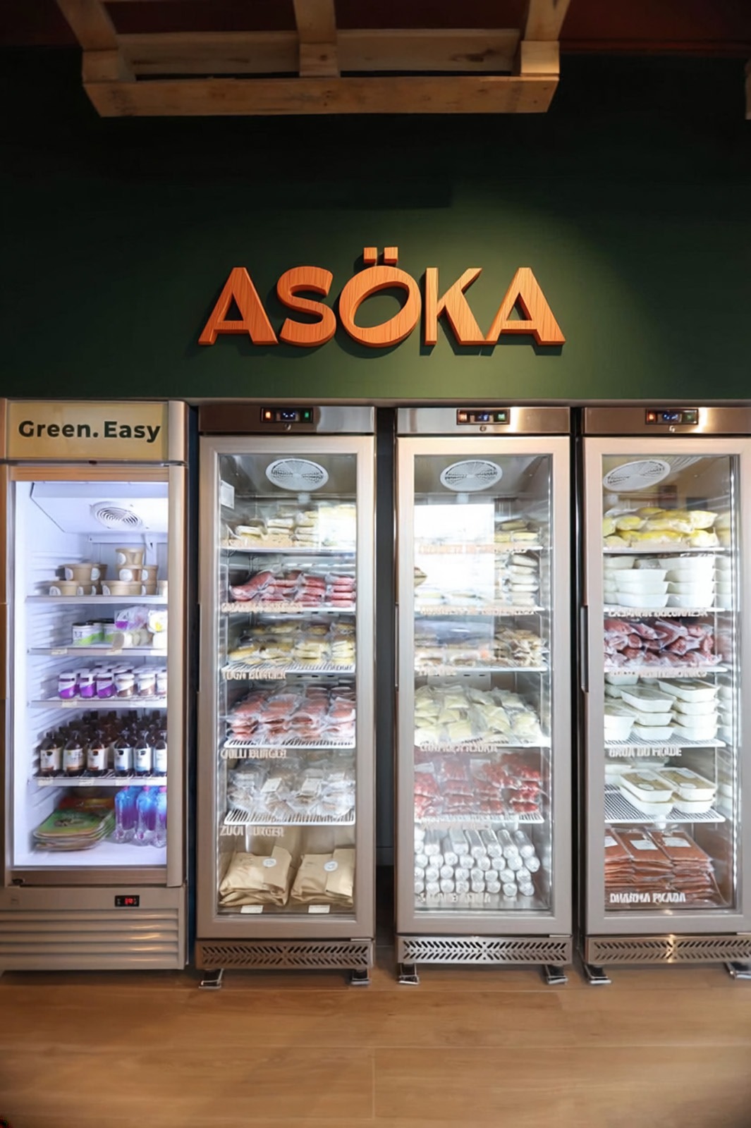 ASÖKA frozen range, built for retail shelves