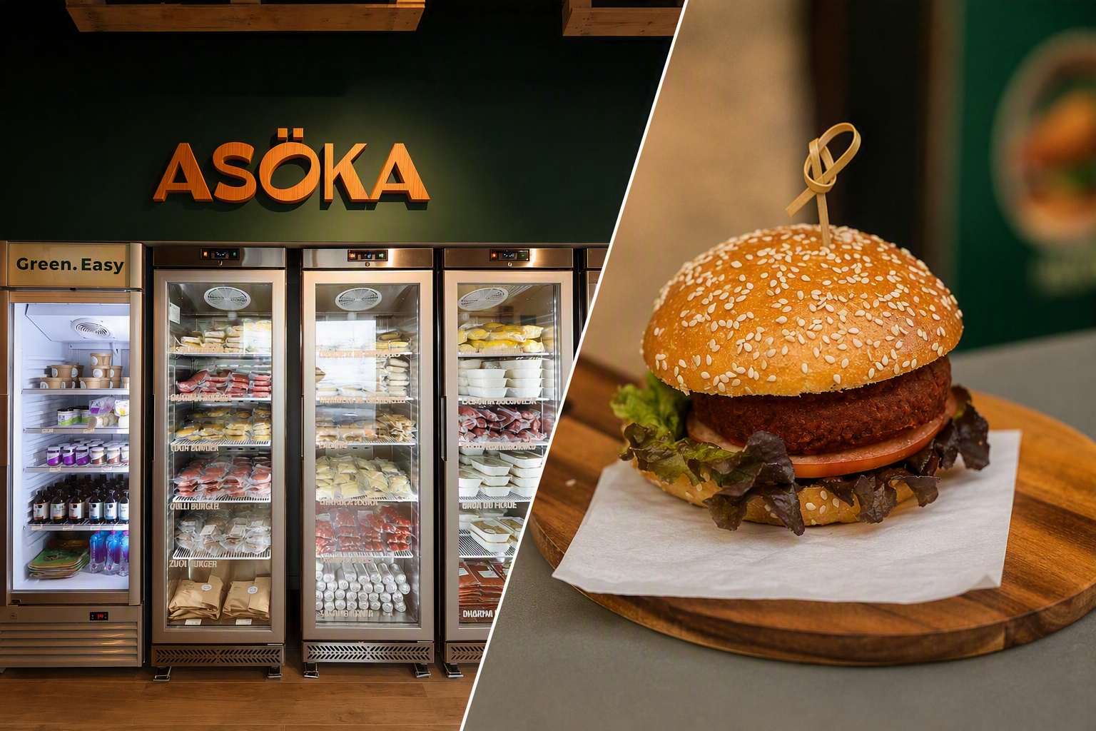 ASÖKA plant-based food, built for retail and foodservice